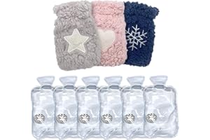 JINGTOPS 9 Pack Calentadores Manos Reutilizables, Calienta Manos con 3 Calentador Manos Felpa Extraíble, Calentador Bolsillo para Niños Adultos, Invierno Calientamanos Navidad Adviento Regalos,13 x 8 cm