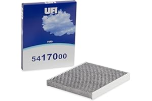 UFI Filters, Filtro Abitacolo ai Carboni Attivi 54.170.00, Filtro Abitacolo per Ricambio, Adatto a Auto, Applicabile su Diversi Modelli Ford B-Max, EcoSport, Fiesta, KA, Puma, Tourneo e Transit