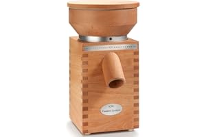 KOMO Fidibus Classic Macinino per Cereali, Ceramica Legno, Marrone