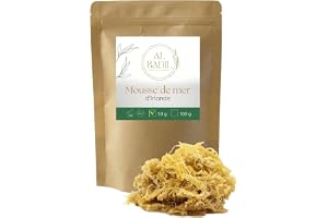 Irländsk havsskum - 100 % naturlig supermat - Golden Sea Moss - soltorkad - lös för att tillreda din dryck