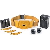 DC Comics Batman, Gear-Up Utility Belt, Batarangs and Smoke Pellets Superhero Costume Accessories, Kids’ Roleplay Toys for Bo