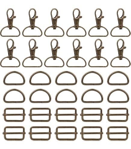 12Pcs Swivel Horseshoe D-Rings U Shape O Ring Screw In Shackle