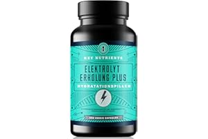 ‎KEY NUTRIENTS 200x Hohe Effizienz - Salztabletten mit Elektrolyten, Salztabletten für Läufer - Elektrolytabletten, Salzkapseln/Tabs für LäufeKey Nutrients