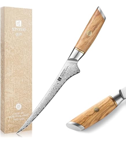 Zayiko MysticMagma Brotmesser Damast – 20 Cm Klinge, 67 Lagen, VG10-Stahlkern, Ahornholz-Griff – In Geschenkbox, Optional Mit Gravur