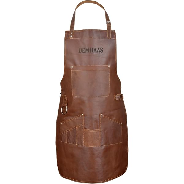 Weldas Schweißerschürze Aus Rindspaltleder – Lava Brown, 60x107 Cm, EN ISO 11611 CLASS 2