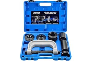 ATPEAM Heavy Duty Ball Joint Press & U Joint Removal Tool Kit with 4wd Adapters, for Most 2WD and 4WD Cars and Light Trucks