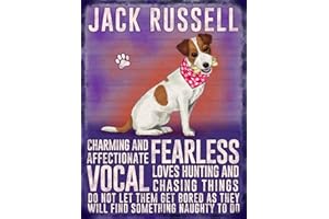 THE ORIGINAL METAL SIGN COMPANY Fridge Magnet - Jack Russell Dog