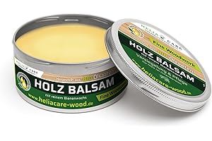 ‎HELIACARE HeliaCARE Premium BIO Holz & Möbel Balsam/Holzbutter (*) für Möbelpflege und Holzwerker mit echtem Bienenwachs in Lebensmittelqualität (Balsam 300ml)