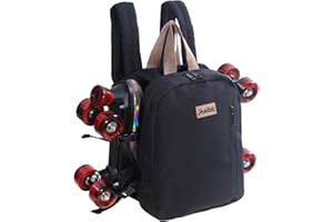 JajaHoho Roller skates bags for Women Men, Multi-functional Sports Backpack for Rollerskates, Ice skates, Inline skates