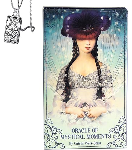 QCFQCF Tarjetas De Oráculo Luz Del Alma: Mazo De 56 Cartas Para Principiantes Y Guía Cósmica, Conexión Espiritual Y Sabiduría Universal (12x7 Cm)