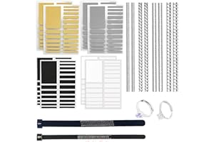 SHUIYUE Ajusteur de taille de bague,ajusteur de taille invisible, entretoise de bague,ensemble d'outils de réglage de bague avec outil de mesure de taille de bague