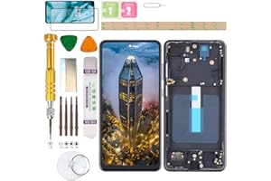 Gadget Troops (keine Fingerabdrücke) LCD-Display-Baugruppe für Samsung Galaxy S21 FE 5G SM-G990B/DS, G990B2/DS, G990U, G990U1, G990W, G990U2, G990W2, G990U3 Bildschirm-Ersatz-Kit (Graphit)