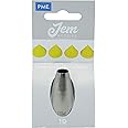 PME JEM Small Plain Round Savoy Piping Nozzle no. 1R, Silver