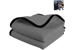 JLTXKST Lot de 2 Chiffons De Séchage pour Douche,Shiny Bath Serviette,Chiffon Microfibre Voiture 40x60cm, Chiffon De Douche Absorbant,pour Verre Voiture Maison Cuisine Salle de Bain