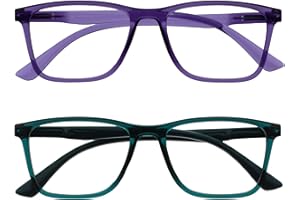 OPULIZE NYX Gafas luz azul - Gafas para ordenador con antideslumbrante - Protección UV - Rectangular