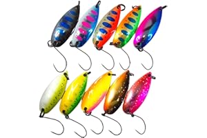 momolures Trota, cucchiaio, esca TIMO, colore nativo, 2,8 g, 3,5 g, 4,2 g, set assortito, stile MIU