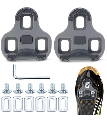 Cales à pédales Look Keo Grip pour vélo de route - gris pas cher