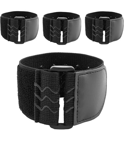 Lot De Sangles Scratch Réutilisables - Attaches élastiques Pour Câbles, Tuyaux, Rangement - Noir - 10