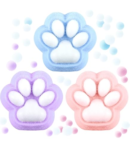 6 Stück Squishy Cat Spielzeug - Anti-Stress Katzenpfoten Zum Drücken