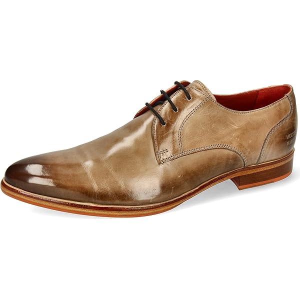 Chaussures Oxford Homme Dylan 5 Plat - Cuir Véritable, Fabrication Main - Look Classique Et Confortable