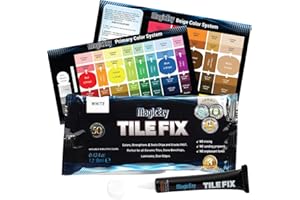 MagicEzy Tile Fix: Kolorowy wypełniacz do płytek naprawia uszkodzenia w ciągu kilku sekund. (biały)