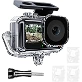 TELESIN Custodia impermeabile per DJI Osmo Action 5 Pro Action 4 Action 3, custodia subacquea Shell Cage supporta 45 M/148 FT