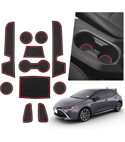 Tapis De Coffre TPE Premium Pour Toyota Corolla XII 2019-2022 - Protection Antidérapante - Noir