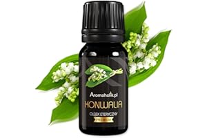 Aromaholik Olejek Eteryczny konwaliowy BIO 100% naturalny – olejek eteryczny do dyfuzora & aromatyzera – certyfikowany olejek eteryczny z Indii – Lily Essential Oils 10ml do sauny i masażu