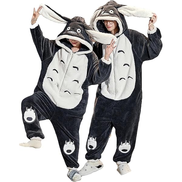 MAYSTEPPE Fleece onesie pyjama voor dames, warme pluizige