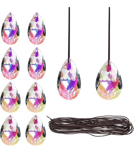 Sfera Di Cristallo Trasparente Prisma Di Cristallo Suncatcher Sfera Sfaccettata Per 753317