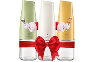 itsufirst® Olive Oil Dispenser Bottle 500ml, (Pack Of 3) Auto Flip, Non Drip, Leak Proof, Easy To Clean Glass Oil Bottles For Kitchen, Oil Vinegar Drizzler for Cooking, Oil Pourer, Pack Of 3 (Y+W+G)