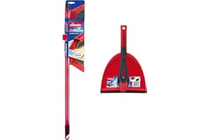 Vileda 160496 DuActiva 2-in-1 Anti-Dust Broom Plus 2in1 Dustpan and brush Set