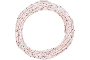 VILITI 10 Meters 3.0mm Lawn Mower Pull Cord for Petrol Lawnmower With Pull Cord Handle Recoil Starter Rope Replacement Universal Engine Starter for Petrol Lawnmower Chainsaw Trimmer (3.5mm)