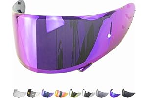 ‎EVERALO Everalo Kompatibel mit Shoei xspirit 3 Visier - Nxr - Ryd - Z7 - Rf1200 - X14 - Cwr 1 - Cwr f - Helmvisier Pinlock Ready