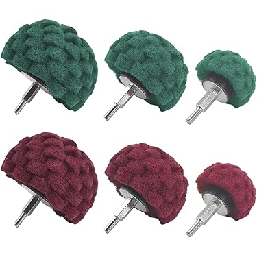 Dischi Lucidatura In Lana 150mm - 6 Pezzi Per Auto, Vetro, Metallo | Compatibili Con Lucidatrici - Foto 5