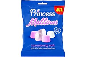 WOWBOXME Barratts Sweets 12 Bags (Princess Mallows 12 x 150g)