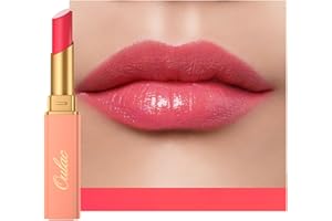 Oulac 2 in 1 Pintalabios y Bálsamo Labial Rosa- Pintalabios Brillante Hidratante, Enriquecido Con Aceite de Rosa,Acabado Brillante para Labios Secos, Agrietados y Dañados,Vegan, (11)