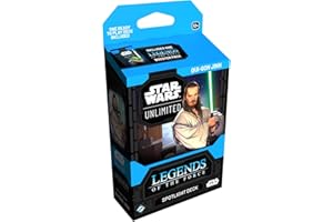 Fantasy Flight Games - Star Wars: Unlimited Trading Card Game Legends of the Force Qui-Gon Jinn SPOTLIGHT DECK - Ready-to-Play 50-Card Deck with Exclusive Cards, Ages 12+, 2+ Players, 20 Min Playtime