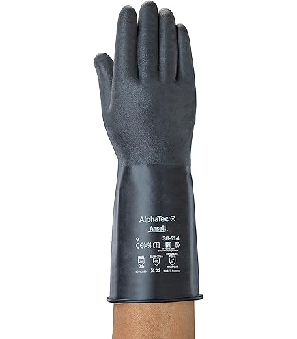 Guanti Da Lavoro Ansell AlphaTec 87-013 - Nitrile, Protezione Chimica, Taglia 7/S (1 Paio) - Foto 2