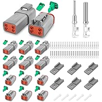 4 Sets DT 4-Pin Steckverbinder Wasserdicht - Für Auto & Outdoor