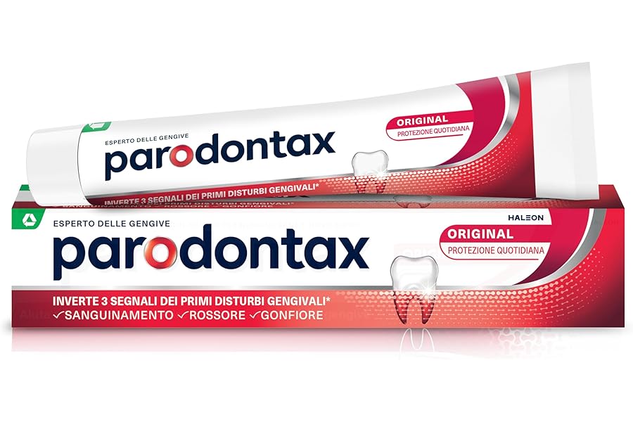 Parodontax Original Toothpaste for Healthy Gums and Strong Teeth, Daily Use, Fresh Breath, Improved Taste, 75 ml