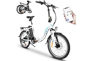 ‎KAISDA KAISDA E-Bike Klapprad 20 Zoll Elektrofahrrad Mit 250W Motor 36V 13Ah Abnehmbarem Li-ion Akku Bis 100km Distanz,7-Gang,Pedelec Ebike E-Citybike E-Fahrrad Für Erwachsene