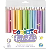 Carioca Pastel Renk Kuru Boya Kalemi 24'L&uuml;