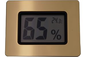 GERMANUS Humidor Hygromètre digital or I calibré
