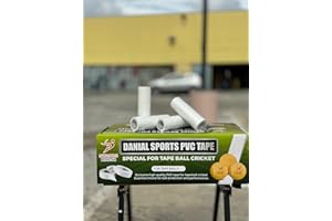 DANIAL SPORTS BEYOND FEAR Tape Ball Special Cricket Tape (5 Roll = 50 Tapes)