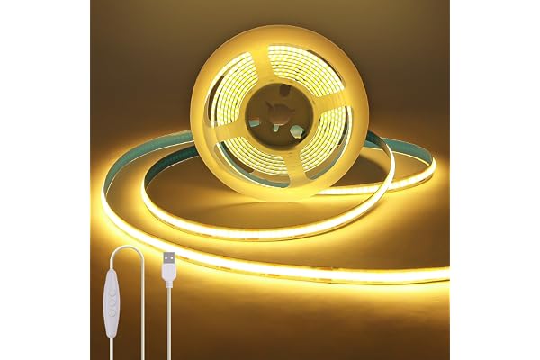 Adiwo LED-spegellampa, sminkbordsbelysning, sminkbordslampor, 3 meter spegellampa, varmt ljus