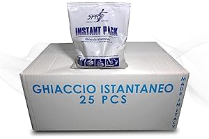 SPAS SRL Ghiaccio istantaneo monouso INSTANT PACK sacchetto in pe (polietilene) 25 pezzi