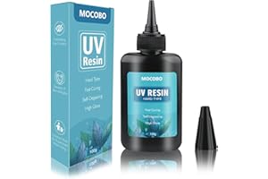 UV Harz 100g, harter uv Kleber, kristallklarer, solarhärtendes, Verfestigung der UV-Lichtbestrahlung, DIY-Basteldekoration, Gießen und Beschichten
