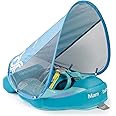 2024 Newest Mambobaby Baby Pool Float with Canopy & Tail Mambobaby Baby Swim Float Non-Inflatable Solid Baby Float Upgrade Soft Waterproof Skin-Friendly Material Infant Swim Float