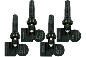 Electronicx 4X RDKS TPMS Reifendrucksensor Reifendruckkontrollsystem Gummiventil kompatibel mit Astra K (B-K), GTC, Volt ELR